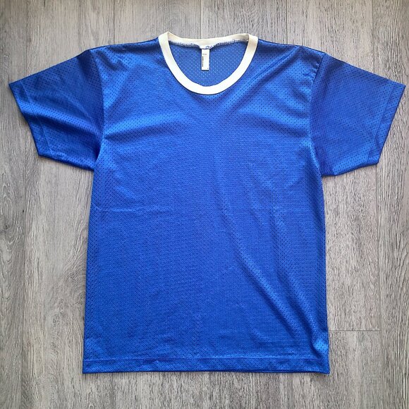 Blue mesh t-shirt by American Apparel, size S - Picture 1 of 6